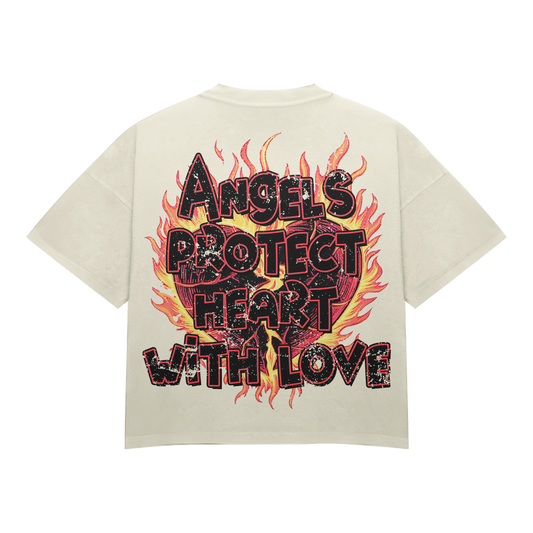 Saints Angel Graphic Tee Shirt